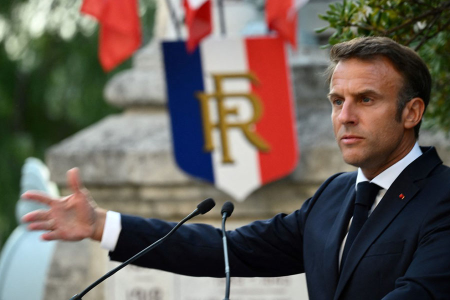 French President Macron In First Prime-Time Address To Nation